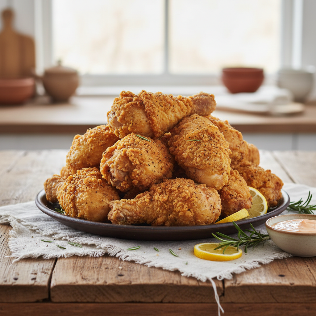 Buttermilk-Style Fried Chicken (Dairy-Free)