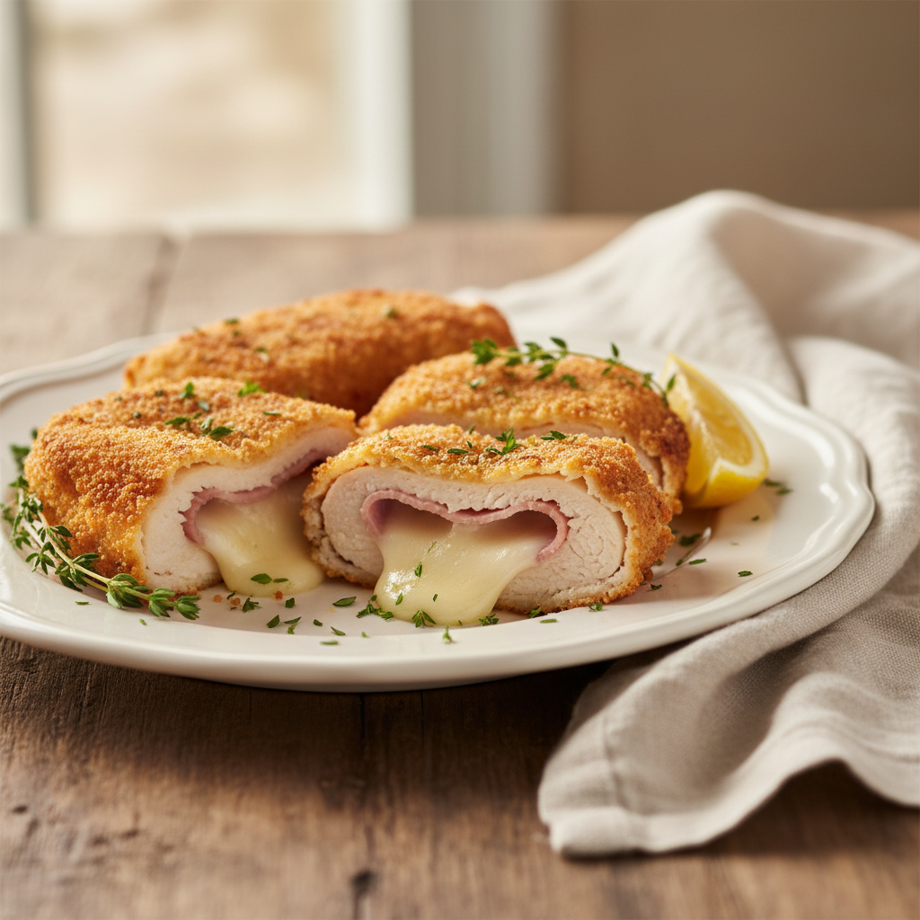 Chicken Cordon Bleu (Dairy-Free, Gluten-Free)