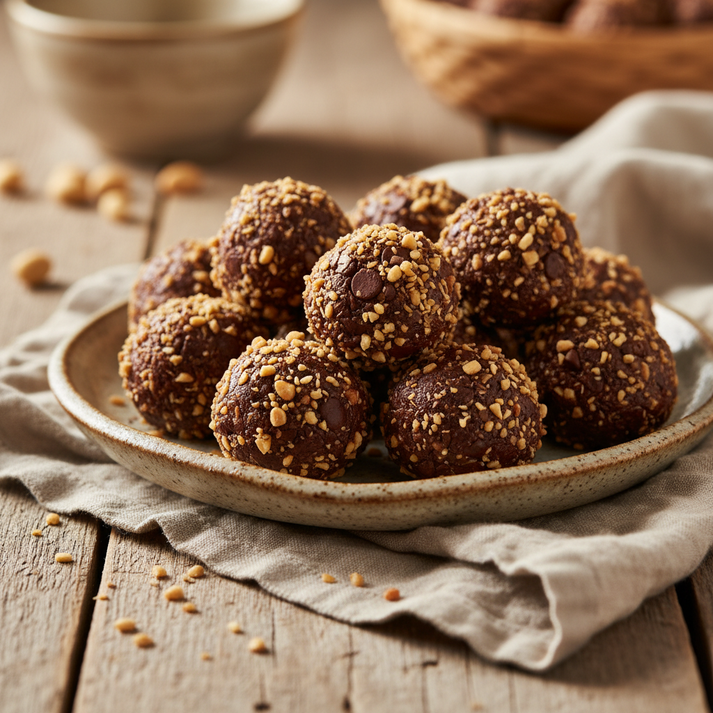 No-Bake Chocolate Peanut Butter Energy Bites