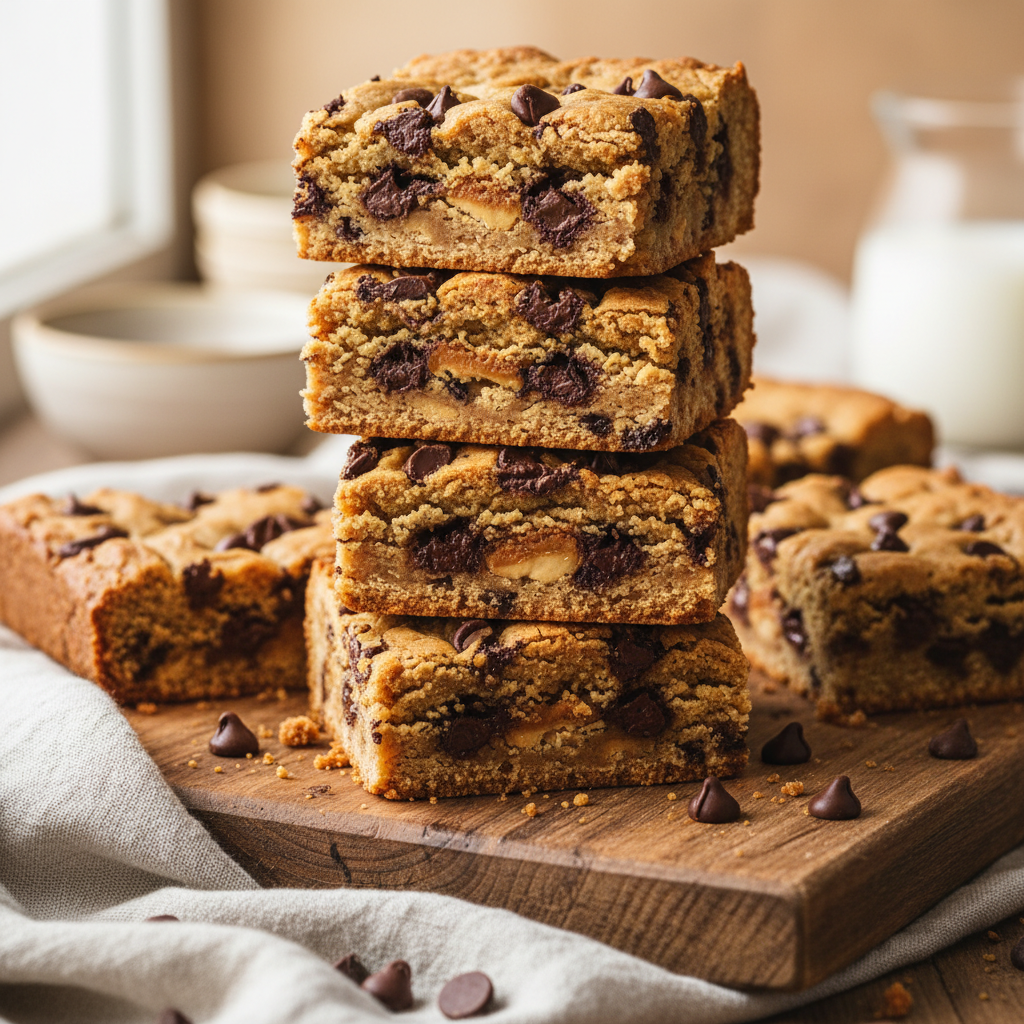 Peanut Butter Chocolate Chip Bars