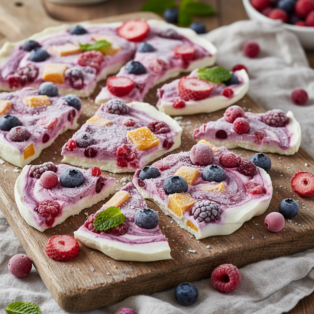 Frozen Yogurt Bark (Coconut Yogurt)