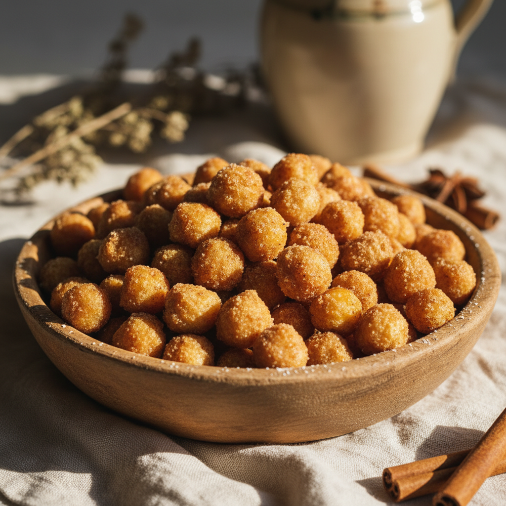 Cinnamon Roasted Chickpeas (Sweet)