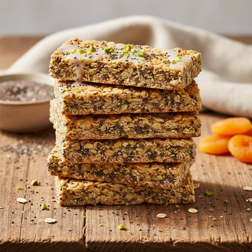 Vanilla Bean Chia Energy Bars
