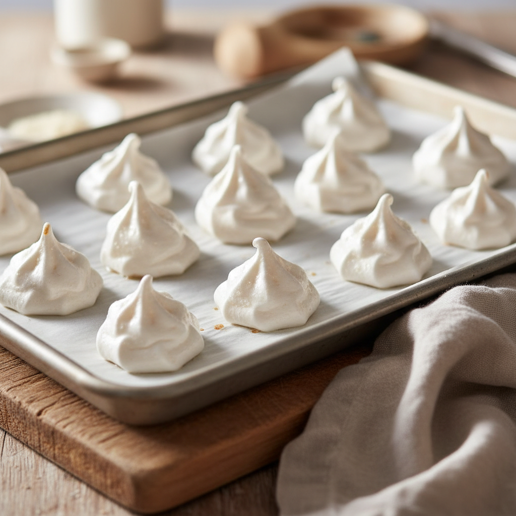 Meringue Cookies (Aquafaba, Sugar-Free)