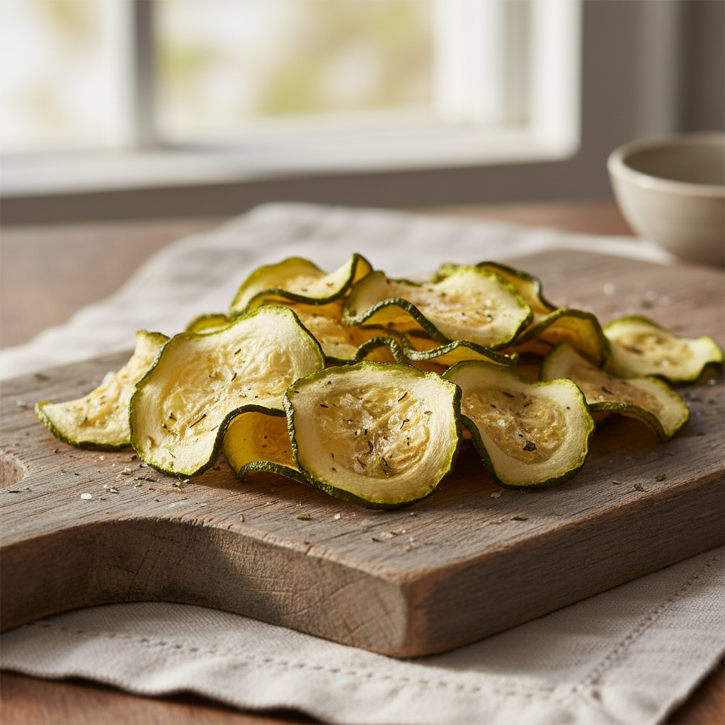 Zucchini Chips (Dehydrated)