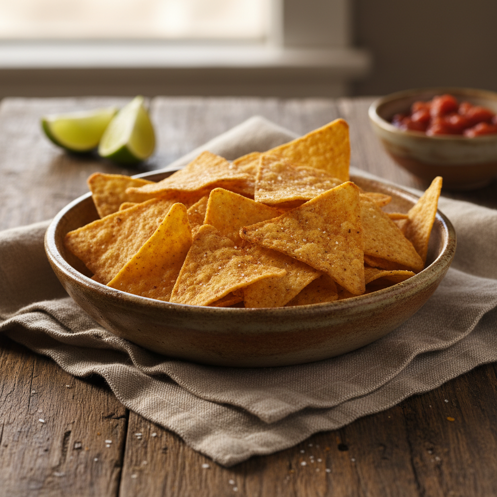 Homemade Baked Tortilla Chips