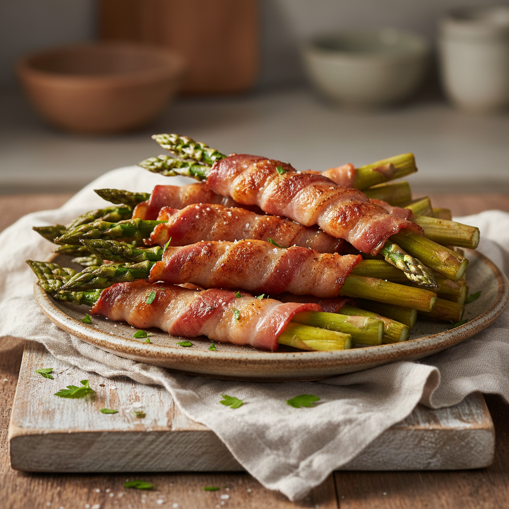 Bacon-Wrapped Asparagus Bundles