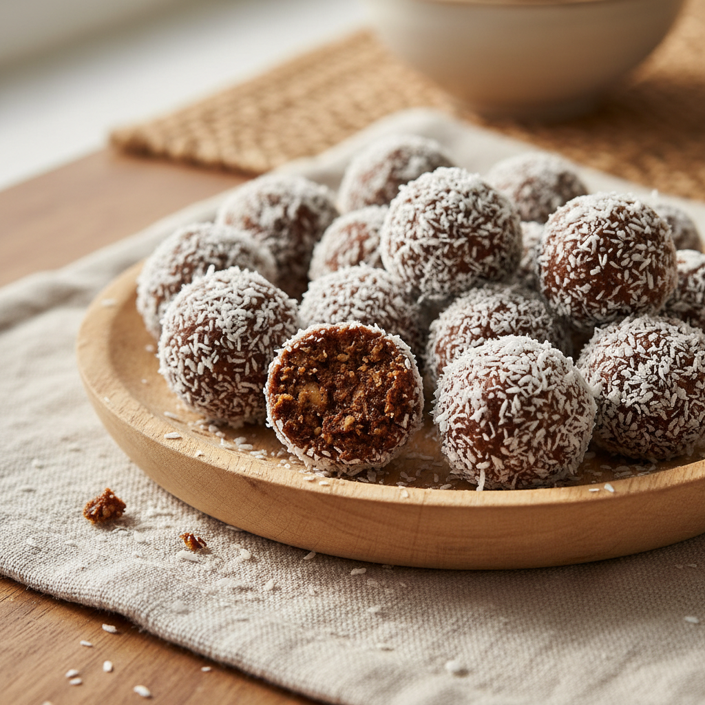 Coconut Cashew Energy Bites