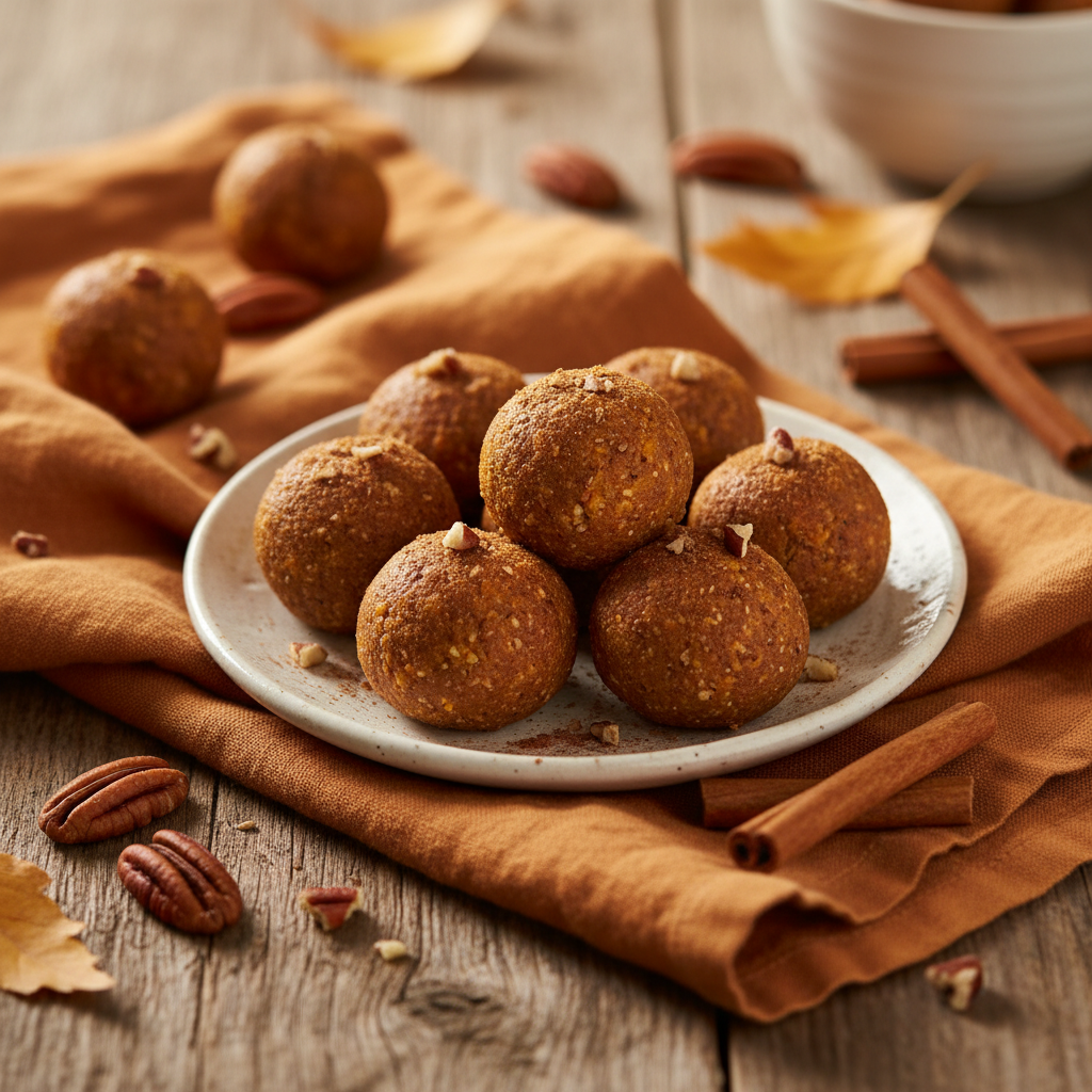 Pumpkin Spice Energy Bites