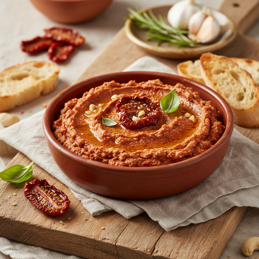 Sun-Dried Tomato Cashew Spread