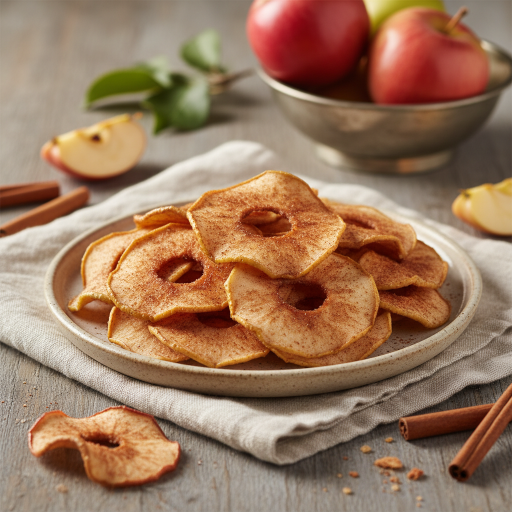 Baked Cinnamon Apple Chips